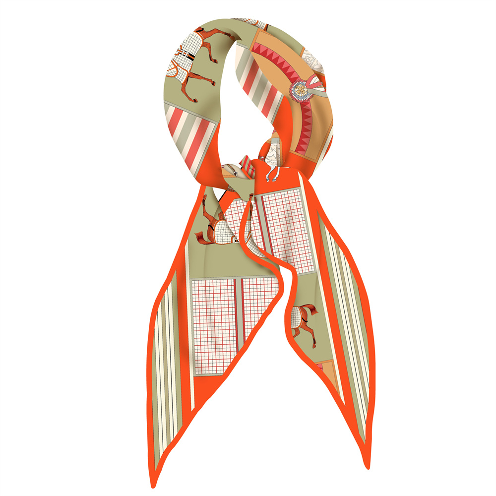 Nieuw ontwerp, modieuze bedruk - Scarf Silk Square recensie en prijs
